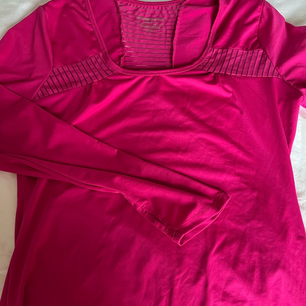 Vibrant Pink Long Sleeve Top